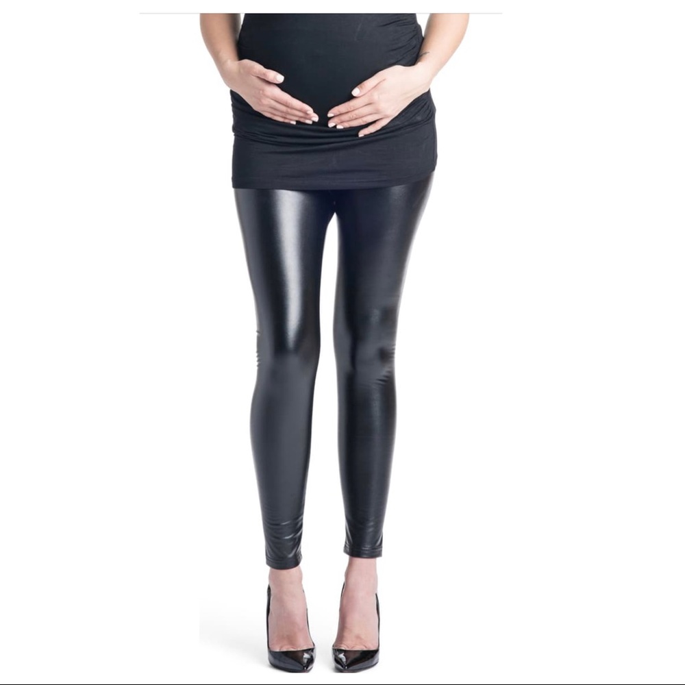 Fleece lined- Faux leather leggings